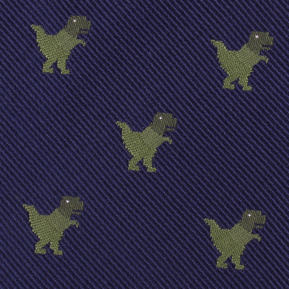 T-Rex Pixel Dinosaur Fabric Kids Bowtie