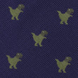 T-Rex Pixel Dinosaur Fabric Self Bowtie