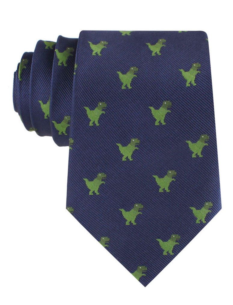 T-Rex Pixel Dinosaur Tie