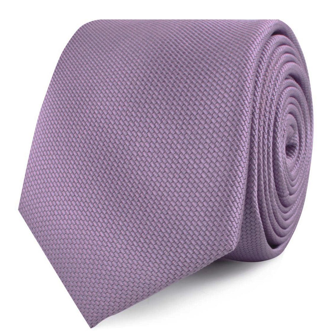 Tahiti Purple Weave Skinny Ties