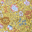 Tahitian Yellow Floral Kids Bow Tie Fabric