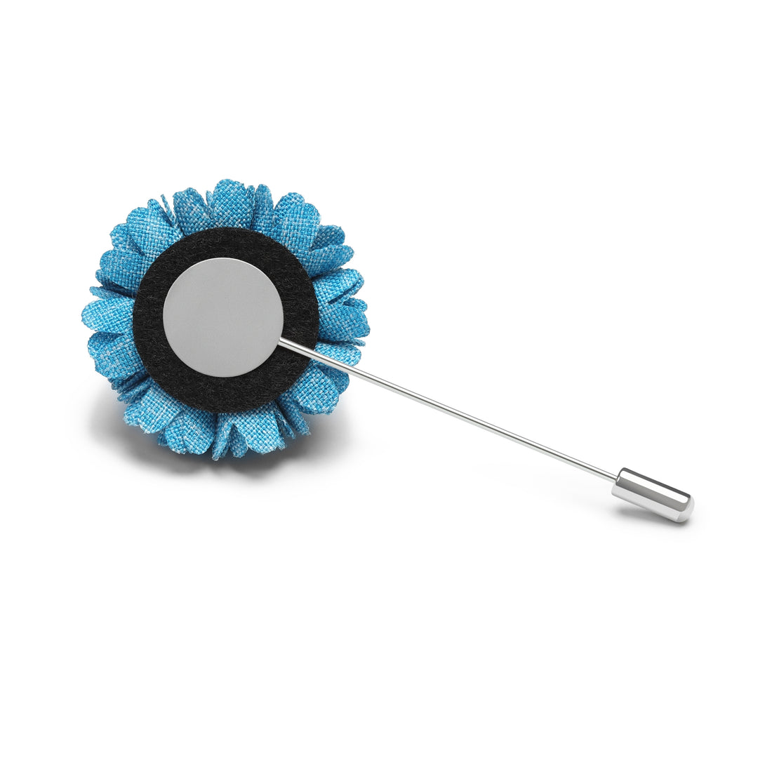 Tahitian Turquoise Blossom Lapel Pin