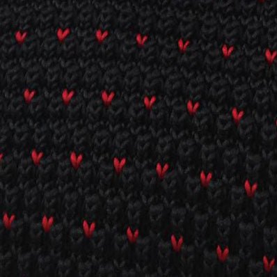 Malkovich Black Knitted Tie Fabric