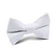 The OTAA White Cotton Kids Bow Tie