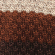 Three Shades of Brown Knitted Tie Fabric