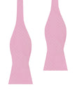 Tickled Pink Herringbone Chevron Self Bow Tie