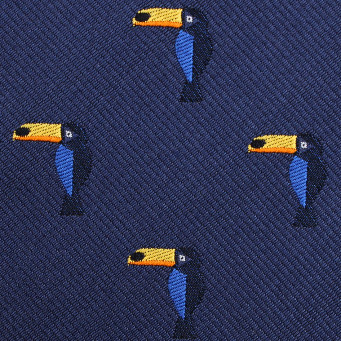 Toucan Bird Fabric Necktie