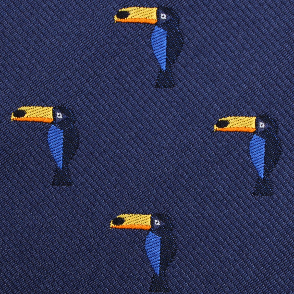 Toucan Bird Fabric Self Bowtie