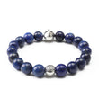 Trident Lapis Lazuli Gladiator Helmet Bracelet Back