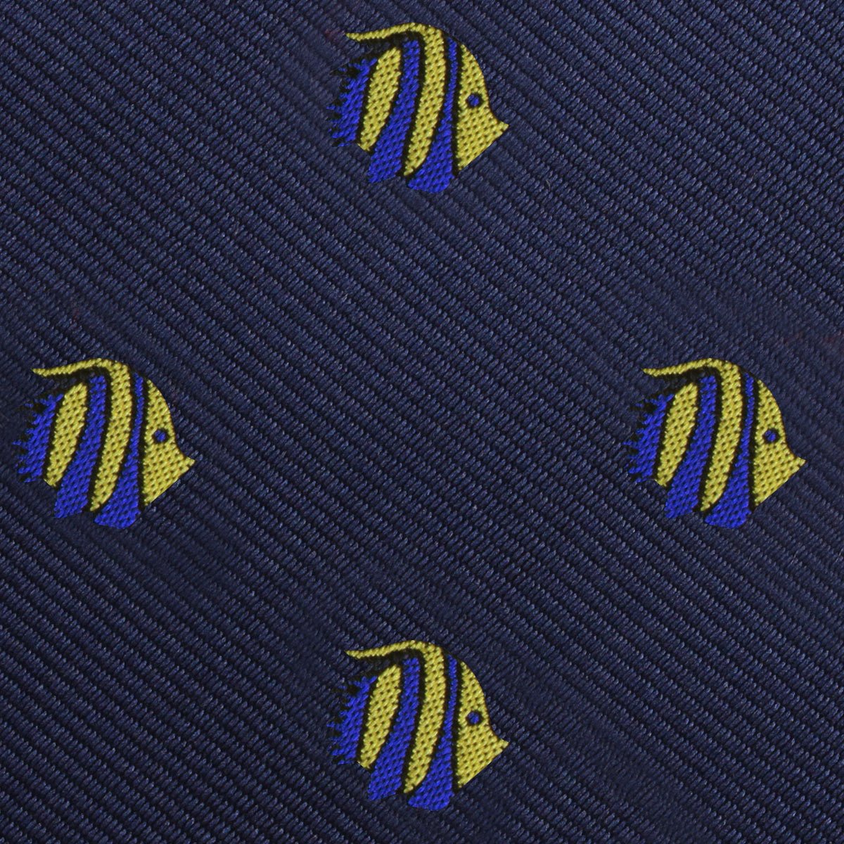 Tropical Fijian Fish Fabric Necktie