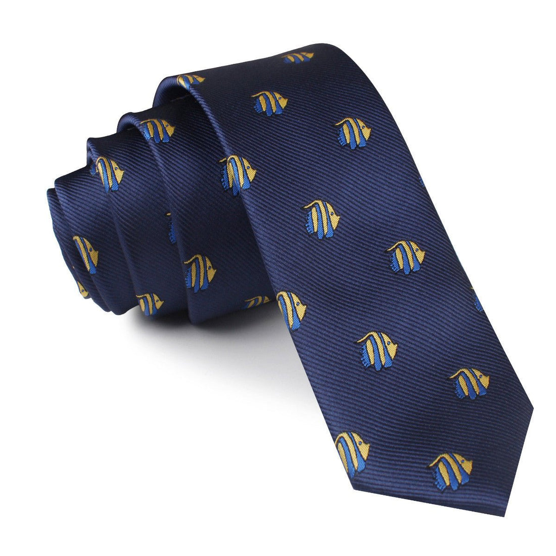 Tropical Fijian Fish Skinny Tie