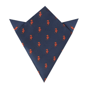 Tropical Seahorse Pocket Square