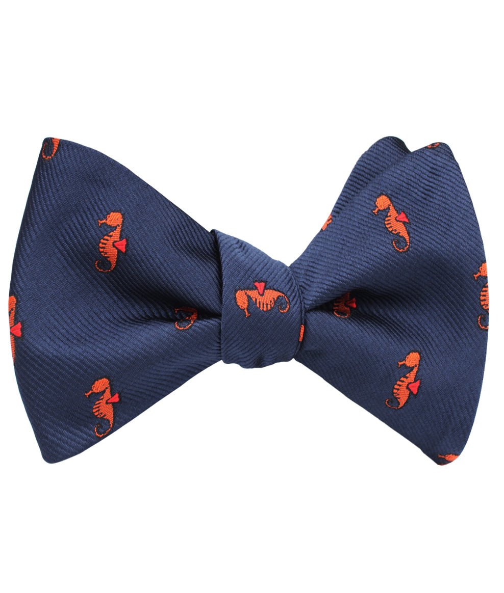 Tropical Seahorse Self Tie Bow Tie