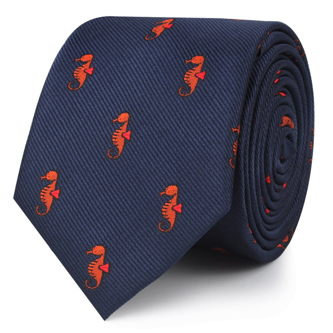 Tropical Seahorse Skinny Ties