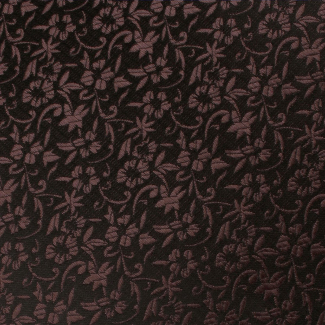 Truffle Brown Floral Necktie Fabric