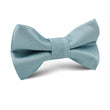 Turkish Teal Blue Weave Kids Bow Tie