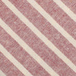 Turkish Delight Red Stripe Linen Fabric Necktie