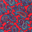 Valentina Red Shiraz Paisley Kids Bow Tie Fabric