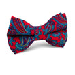 Valentina Red Shiraz Paisley Kids Bow Tie