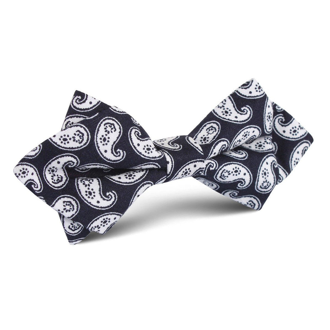 Van Gogh Teardrop Paisley Diamond Bow Tie