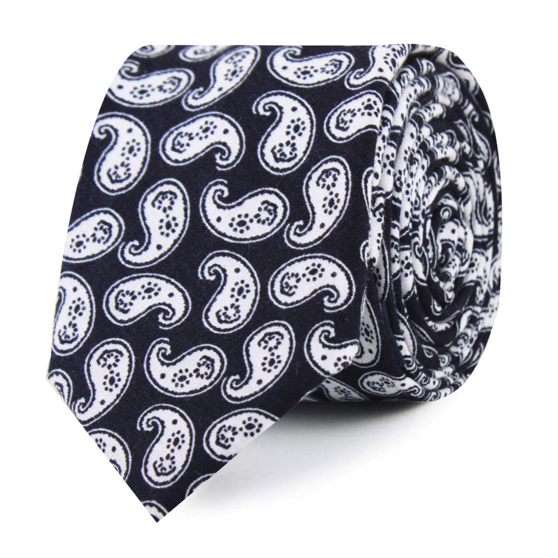 Van Gogh Teardrop Paisley Slim Tie