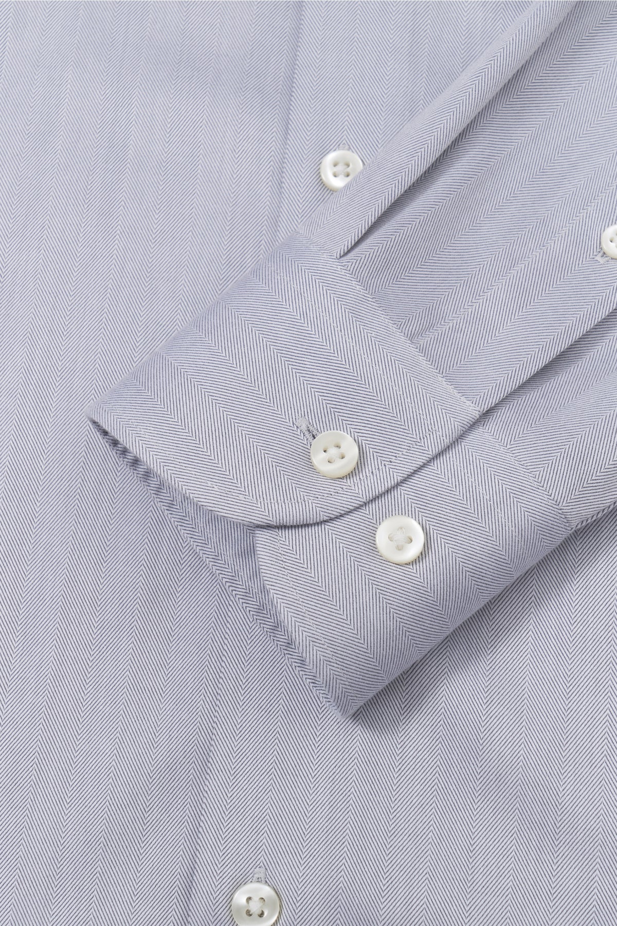 Van Patten Gray Herringbone Dobby Non-Iron Shirt