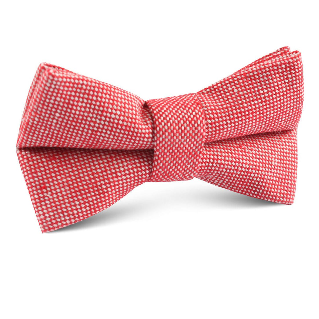 Venetian Red Linen Kids Bow Tie