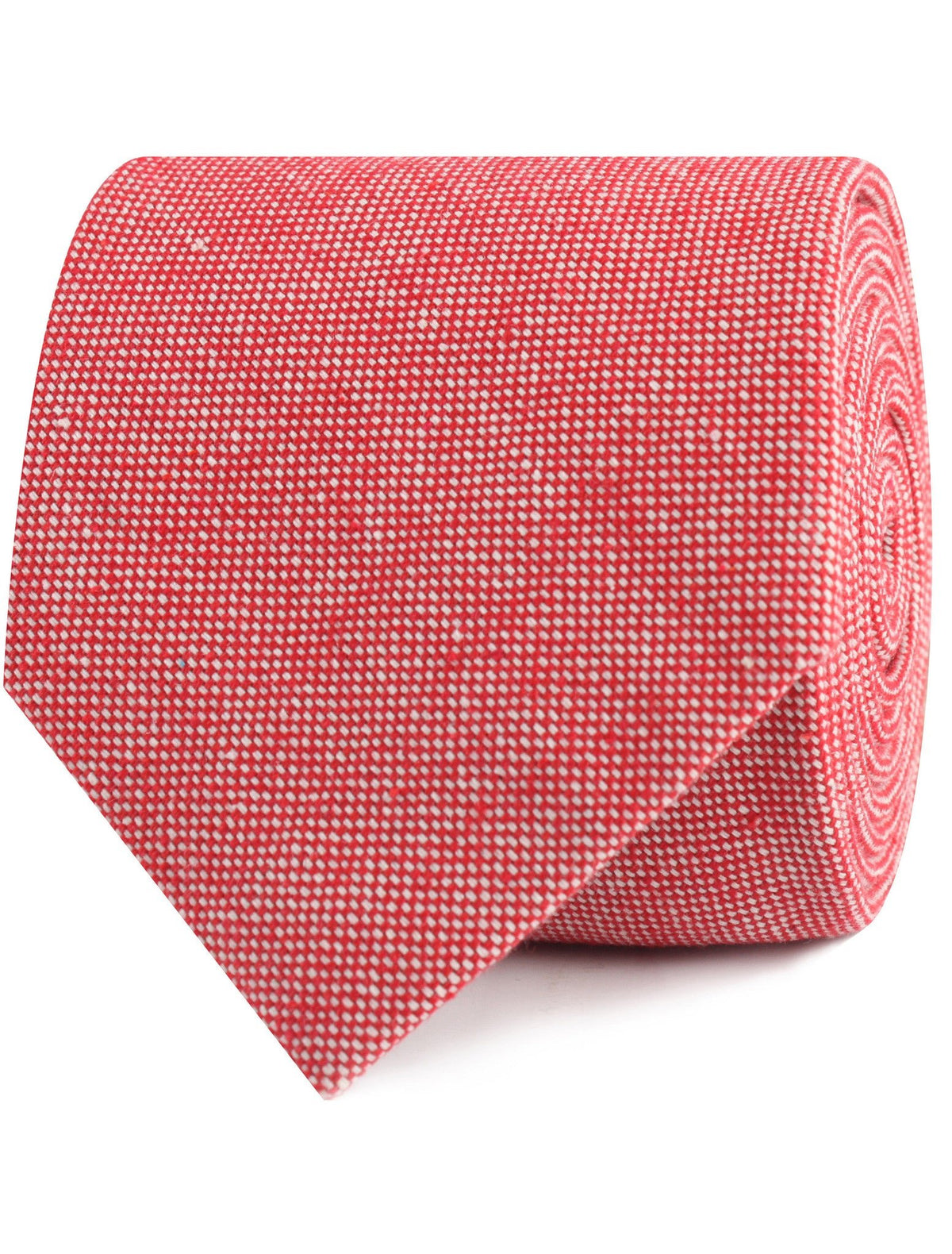 Venetian Red Linen Necktie