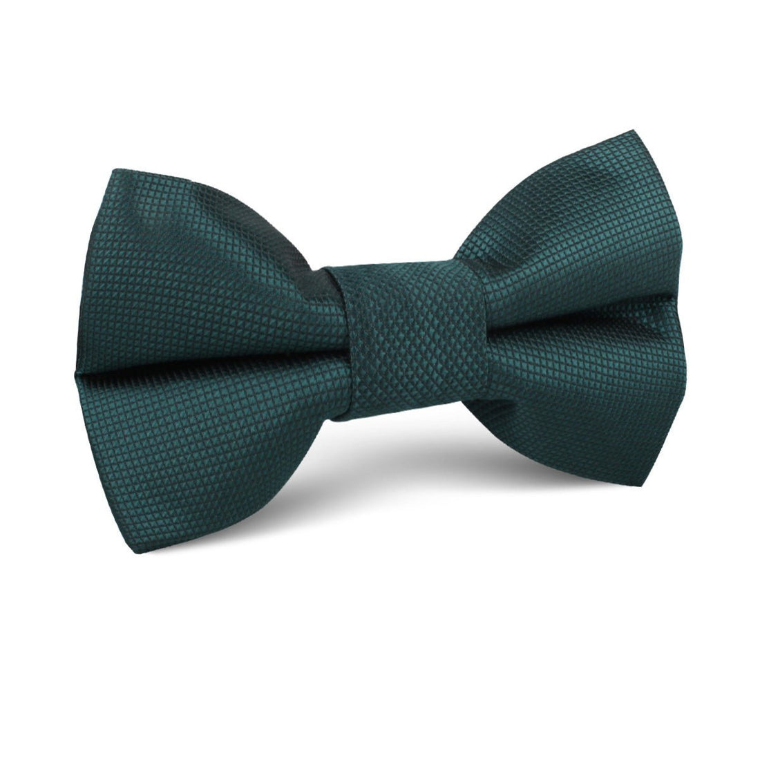 Venice Dark Green Diamond Kids Bow Tie