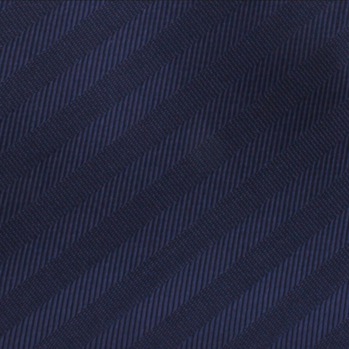 Venice Navy Blue Striped Kids Bow Tie Fabric