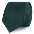 Venice Dark Green Diamond Skinny Ties