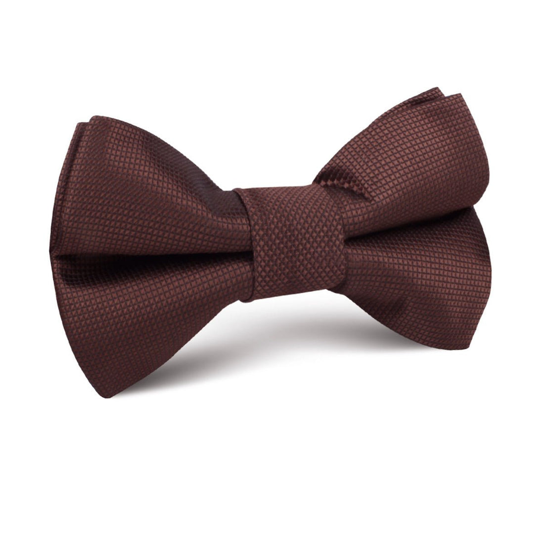 Vernazza Dark Brown Diamond Kids Bow Tie