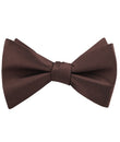 Vernazza Dark Brown Diamond Self Tied Bow Tie