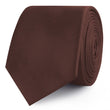 Vernazza Dark Brown Diamond Skinny Ties