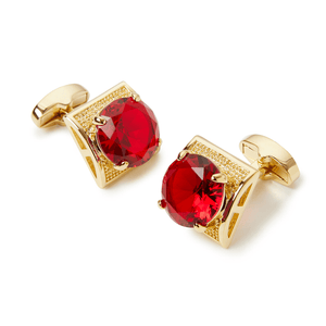 Vienna Crimson Gold Cufflinks