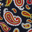 Vulcano Red & Yellow Paisley Fabric Necktie