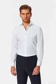 Walters White Twill Easy Care French Cuff Shirt