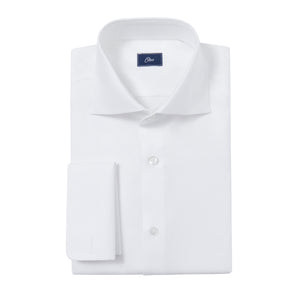 Walters White Twill French Cuff Shirt