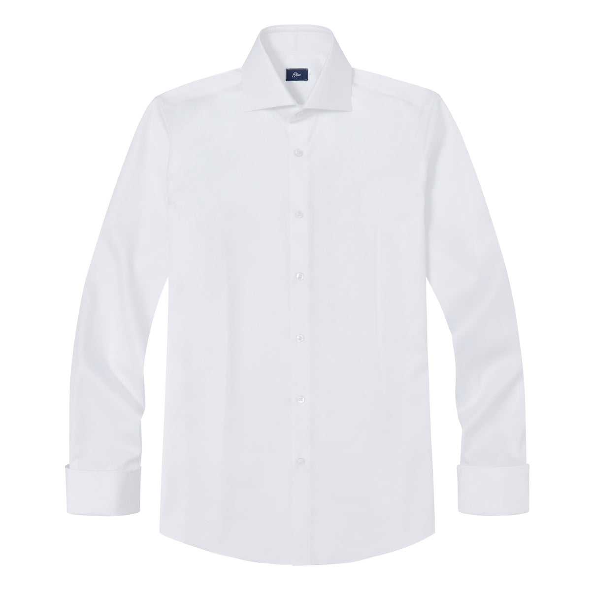 Walters White Twill Easy Care French Cuff Shirt