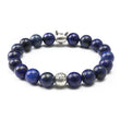 Warrior Wolf Lapis Lazuli Bracelet Back