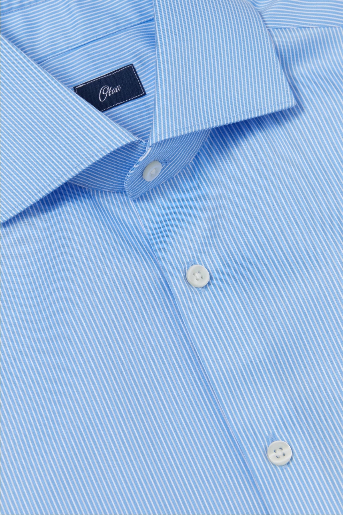 Washington White and Blue Twill Non-Iron Shirt