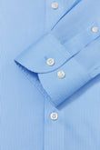 Washington White and Blue Twill Non-Iron Shirt