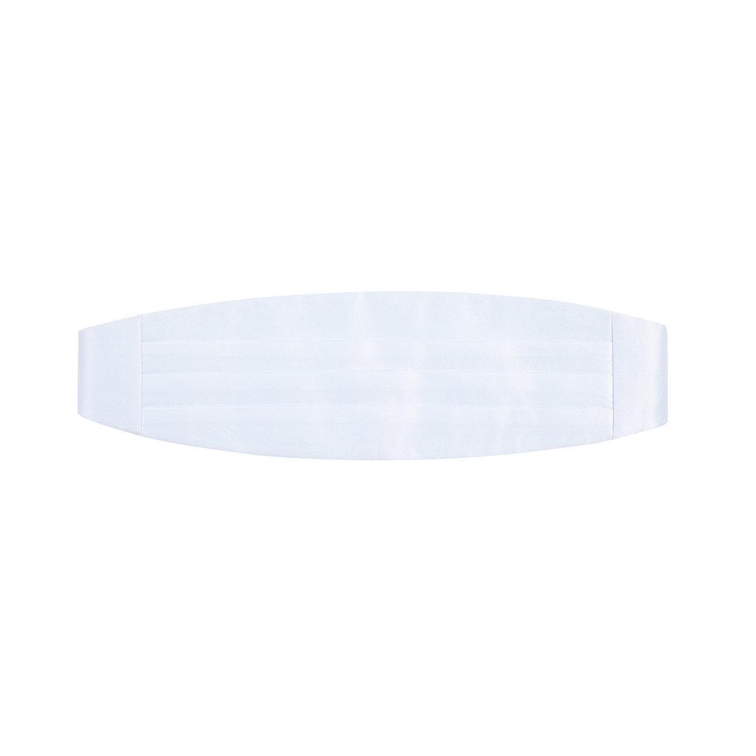 White Satin Cummerbund