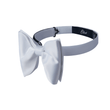 White Satin Butterfly Bow Tie