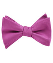 Wild Orchid Purple Weave Self Tied Bow Tie