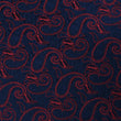 Yazd Red Paisley Self Bow Tie Fabric