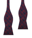 Yazd Red Paisley Self Bow Tie