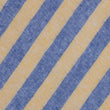 Yellow & Blue Bengal Linen Fabric Self Bowtie