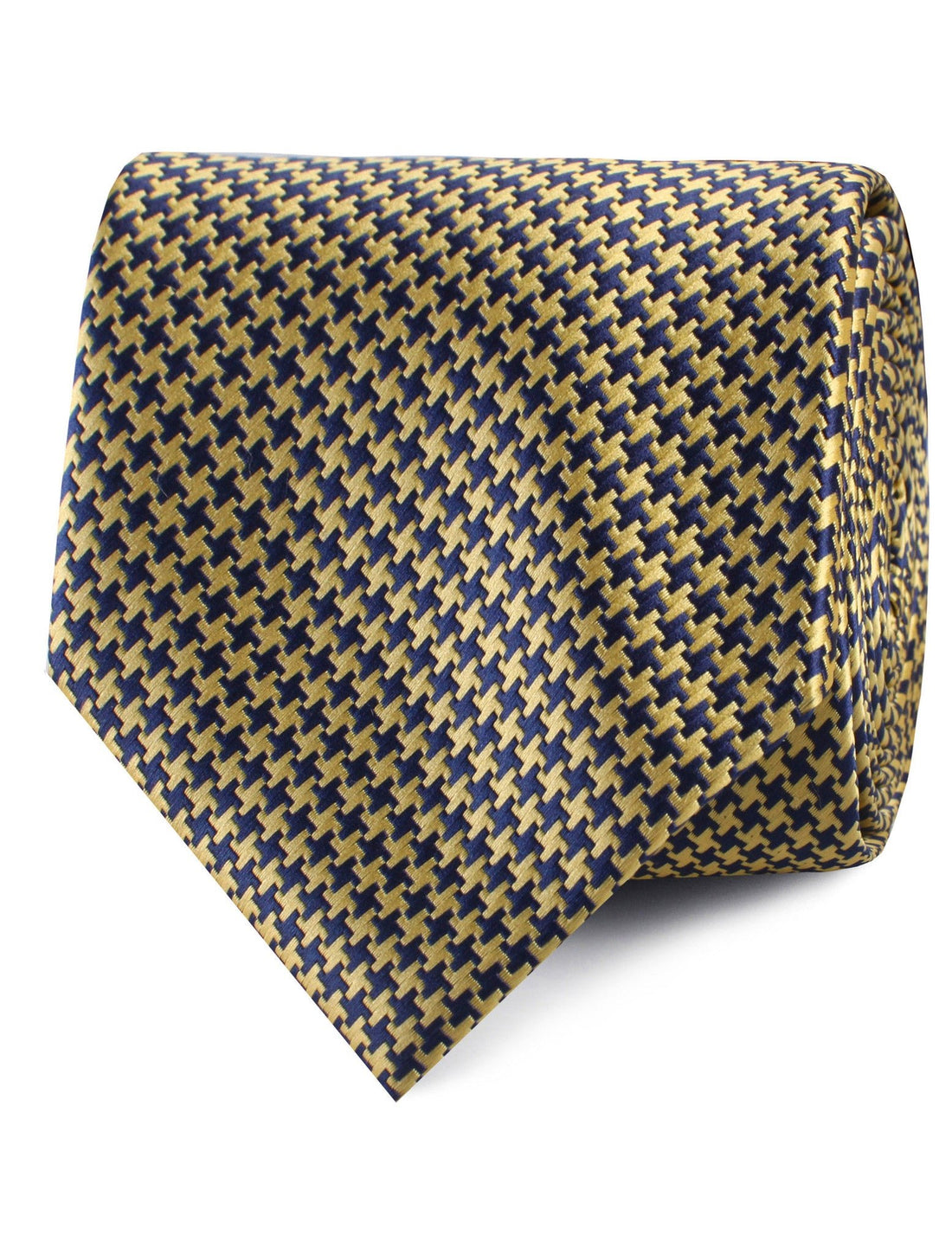 Yellow Houndstooth Necktie