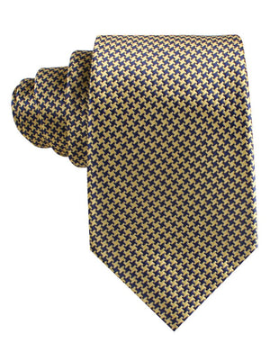 Yellow Houndstooth Tie